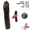 Dildo godemiché Dark Crystal 38x36 cm